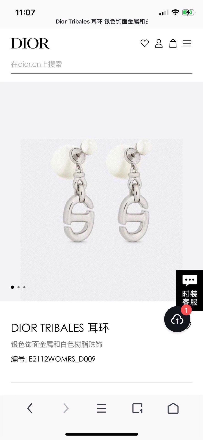 chr1st1an D10r earrings
